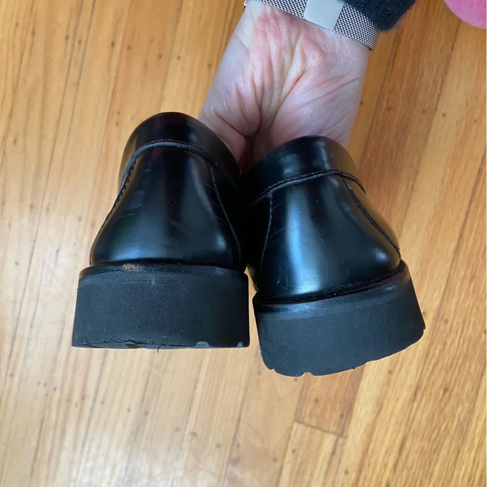 GH Bass weejuns Whitney lug black size women’s 8 - Picture 5 of 6